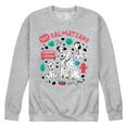 thumbnail image 1 of Disney - 101 Dalmatians Animated - Collage of Dalmatian Family - Men's Crew Neck Fleece Pullover, 1 of 4