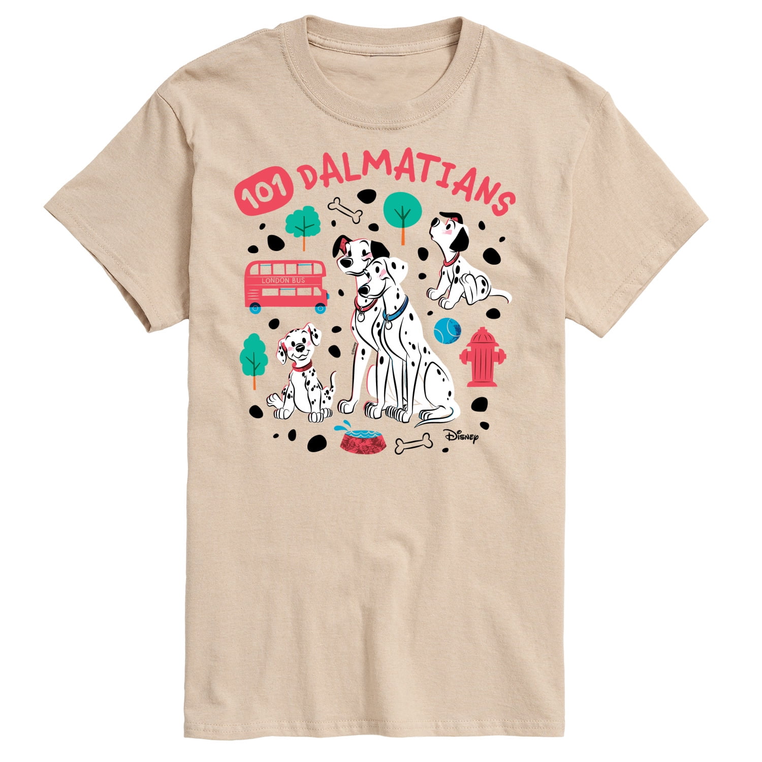 101 Dalmatians Womens Shirt, Tee Shirt Disney Dalmatian