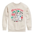 thumbnail image 1 of Disney - 101 Dalmatians Animated - Collage of Dalmatian Family - Youth Crewneck Fleece Sweatshirt, 1 of 4