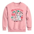 thumbnail image 1 of Disney - 101 Dalmatians Animated - Collage of Dalmatian Family - Youth Crewneck Fleece Sweatshirt, 1 of 3