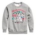 thumbnail image 1 of Disney - 101 Dalmatians Animated - Collage of Dalmatian Family - Youth Crewneck Fleece Sweatshirt, 1 of 4