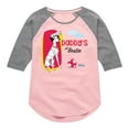 thumbnail image 1 of Disney - 101 Dalmatians Animated - Daddy's Lil Bestie - Toddler And Youth Girls Raglan Graphic T-Shirt, 1 of 4