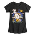 thumbnail image 1 of Disney - 101 Dalmatians Animated - Spring Flowers - Toddler And Youth Girls Short Sleeve Graphic T-Shirt, 1 of 4