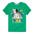 thumbnail image 1 of Disney - 101 Dalmatians Animated - Spring Flowers - Youth Short Sleeve Graphic T-Shirt, 1 of 4