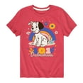thumbnail image 1 of Disney - 101 Dalmatians Animated - Spring Flowers - Youth Short Sleeve Graphic T-Shirt, 1 of 4