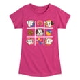 thumbnail image 1 of Disney - 101 Dalmatians Animated - Tic Tac Toe Grid of Puppies - Toddler And Youth Girls Short Sleeve Graphic T-Shirt, 1 of 4