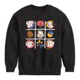thumbnail image 1 of Disney - 101 Dalmatians Animated - Tic Tac Toe Grid of Puppies - Youth Crewneck Fleece Sweatshirt, 1 of 4