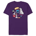 thumbnail image 1 of Disney 101 Dalmatians Family is Everything Fun - Short Sleeve Blended T-Shirt for Adults - Customized-Purple, 1 of 5