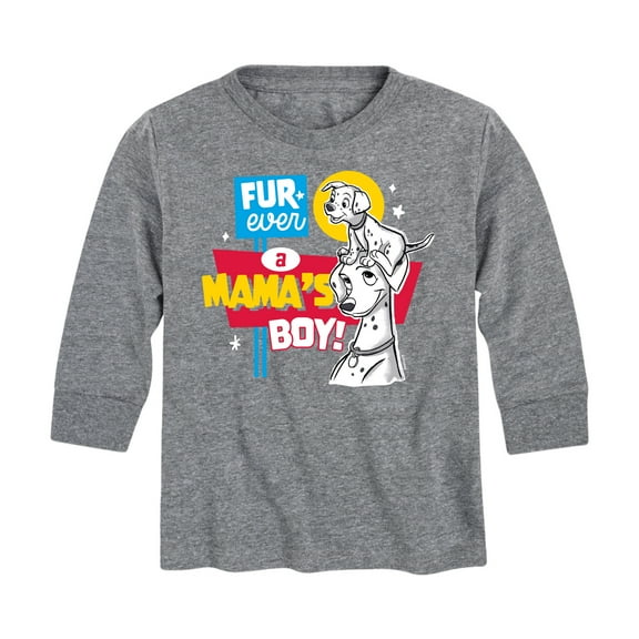Disney - 101 Dalmatians - Furever A Mamas Boy - Toddler And Youth Long Sleeve Graphic T-Shirt