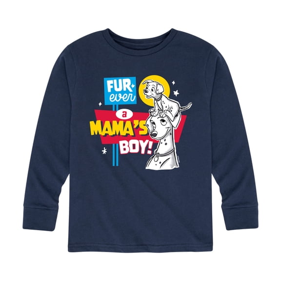 Disney - 101 Dalmatians - Furever A Mamas Boy - Toddler And Youth Long Sleeve Graphic T-Shirt