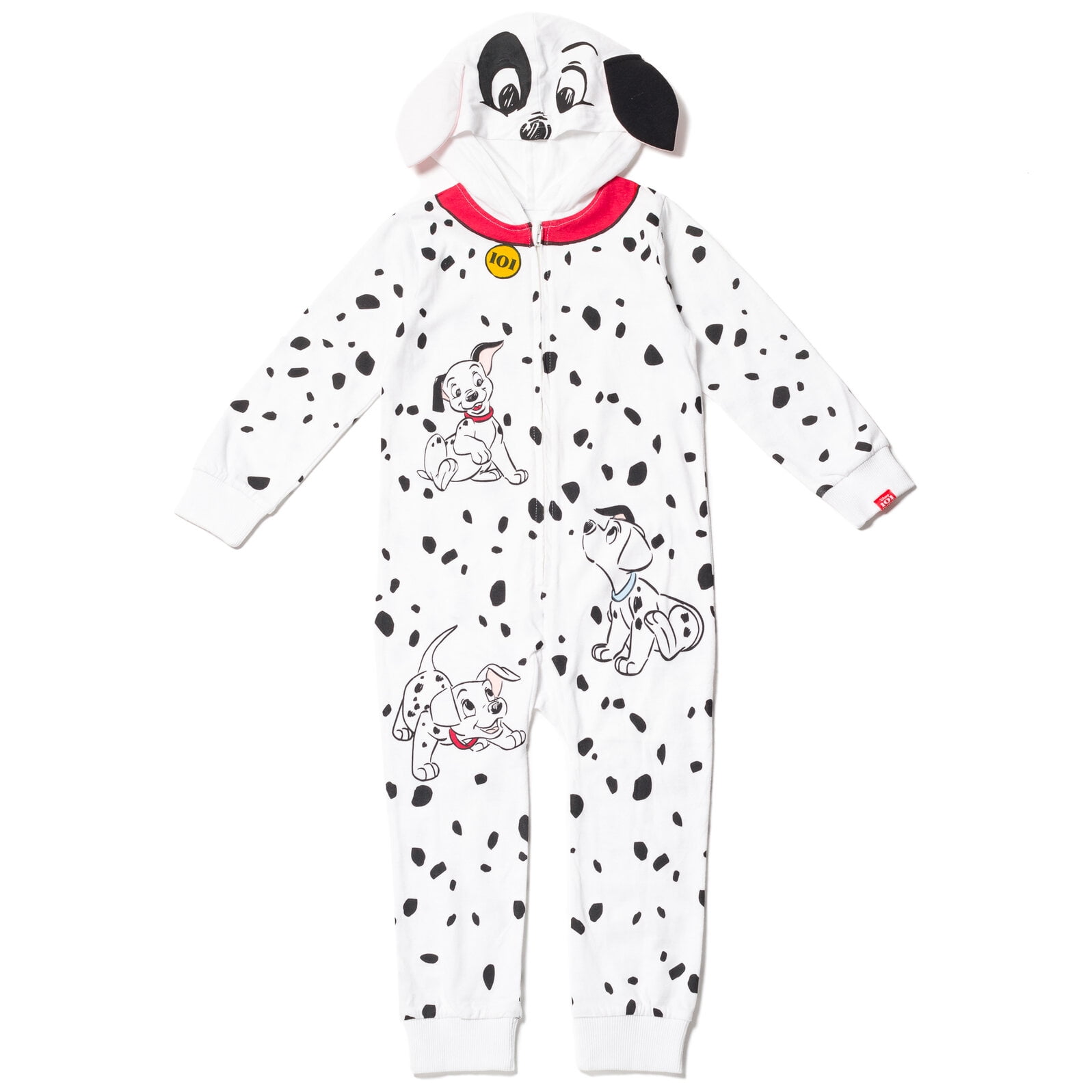 Disney 101 Dalmatians Infant Baby Boys Zip Up Cosplay Coverall Newborn to Little Kid