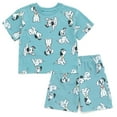 thumbnail image 1 of Disney 101 Dalmatians Patch Lucky Waffle Knit T-Shirt and Shorts Outfit Set Newborn to Little Kid, 1 of 5