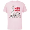 thumbnail image 1 of Disney 101 Dalmatians Perdita Mom of Many - Short Sleeve Cotton T-Shirt for Adults - Customized-Soft Pink, 1 of 5