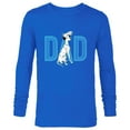 thumbnail image 1 of Disney 101 Dalmatians Pongo and Penny Dad - Long Sleeve T-Shirt for Men - Customized-Navy, 1 of 5