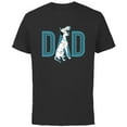thumbnail image 1 of Disney 101 Dalmatians Pongo and Penny Dad - Short Sleeve Cotton T-Shirt for Adults - Customized-Black, 1 of 5