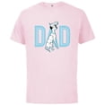 thumbnail image 1 of Disney 101 Dalmatians Pongo and Penny Dad - Short Sleeve Cotton T-Shirt for Adults - Customized-Soft Pink, 1 of 5