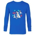 thumbnail image 1 of Disney 101 Dalmatians Pongo and Perdita Family - Long Sleeve T-Shirt for Men - Customized-Navy, 1 of 5