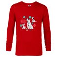 thumbnail image 1 of Disney 101 Dalmatians Pongo and Perdita Family - Long Sleeve T-Shirt for Men - Customized-New Red, 1 of 5