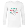 thumbnail image 1 of Disney 101 Dalmatians Pongo and Perdita Family - Long Sleeve T-Shirt for Men - Customized-White, 1 of 5