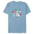 thumbnail image 1 of Disney 101 Dalmatians Pongo and Perdita Family - Short Sleeve Blended T-Shirt for Adults - Customized-Ocean Blue, 1 of 5