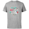 thumbnail image 1 of Disney 101 Dalmatians Pongo and Perdita Family - Short Sleeve Cotton T-Shirt for Adults - Customized-Athletic Heather, 1 of 5