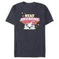 thumbnail image 1 of Disney 101 Dalmatians Stay PAWSOME - Short Sleeve Blended T-Shirt for Adults - Customized-Navy Heather, 1 of 5