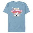thumbnail image 1 of Disney 101 Dalmatians Stay PAWSOME - Short Sleeve Blended T-Shirt for Adults - Customized-Ocean Blue, 1 of 5