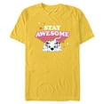 thumbnail image 1 of Disney 101 Dalmatians Stay PAWSOME - Short Sleeve Blended T-Shirt for Adults - Customized-Yellow, 1 of 5