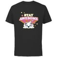 thumbnail image 1 of Disney 101 Dalmatians Stay PAWSOME - Short Sleeve Cotton T-Shirt for Adults - Customized-Black, 1 of 5