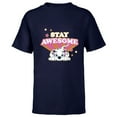 thumbnail image 1 of Disney 101 Dalmatians Stay PAWSOME - Short Sleeve T-Shirt for Kids - Customized-Navy, 1 of 5