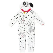 Disney 101 Dalmatians Toddler Boys Zip Up Cosplay Coverall Newborn to Little Kid