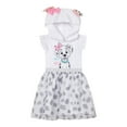 thumbnail image 1 of Disney 101 Dalmatians Tulle Dress Polka Dots Toddler to Big Kid, 1 of 5
