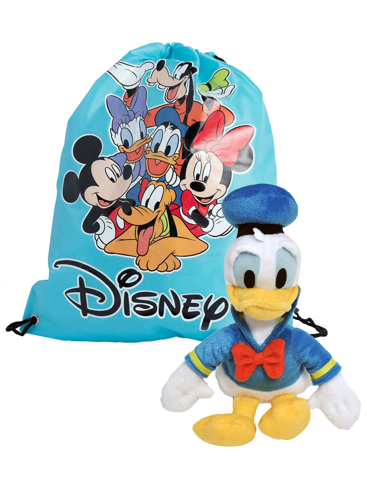 Disney 11" Donald Duck Toy Plush Doll w/ Sling Bag 2 Piece Set