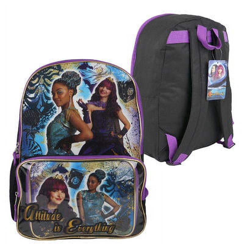 Disney 16.5in Descendants Black Backpack comes with an 8" lunch bag and