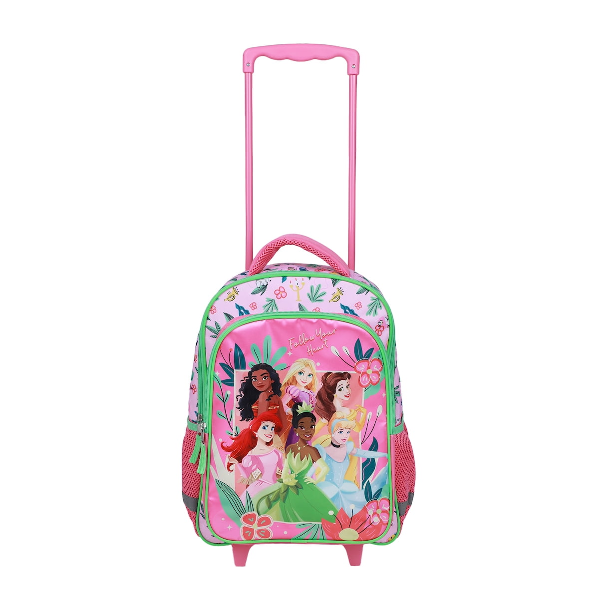 Disney Princesses 16 Kids Rolling Backpack with Adjustable Handle Wheels Walmart