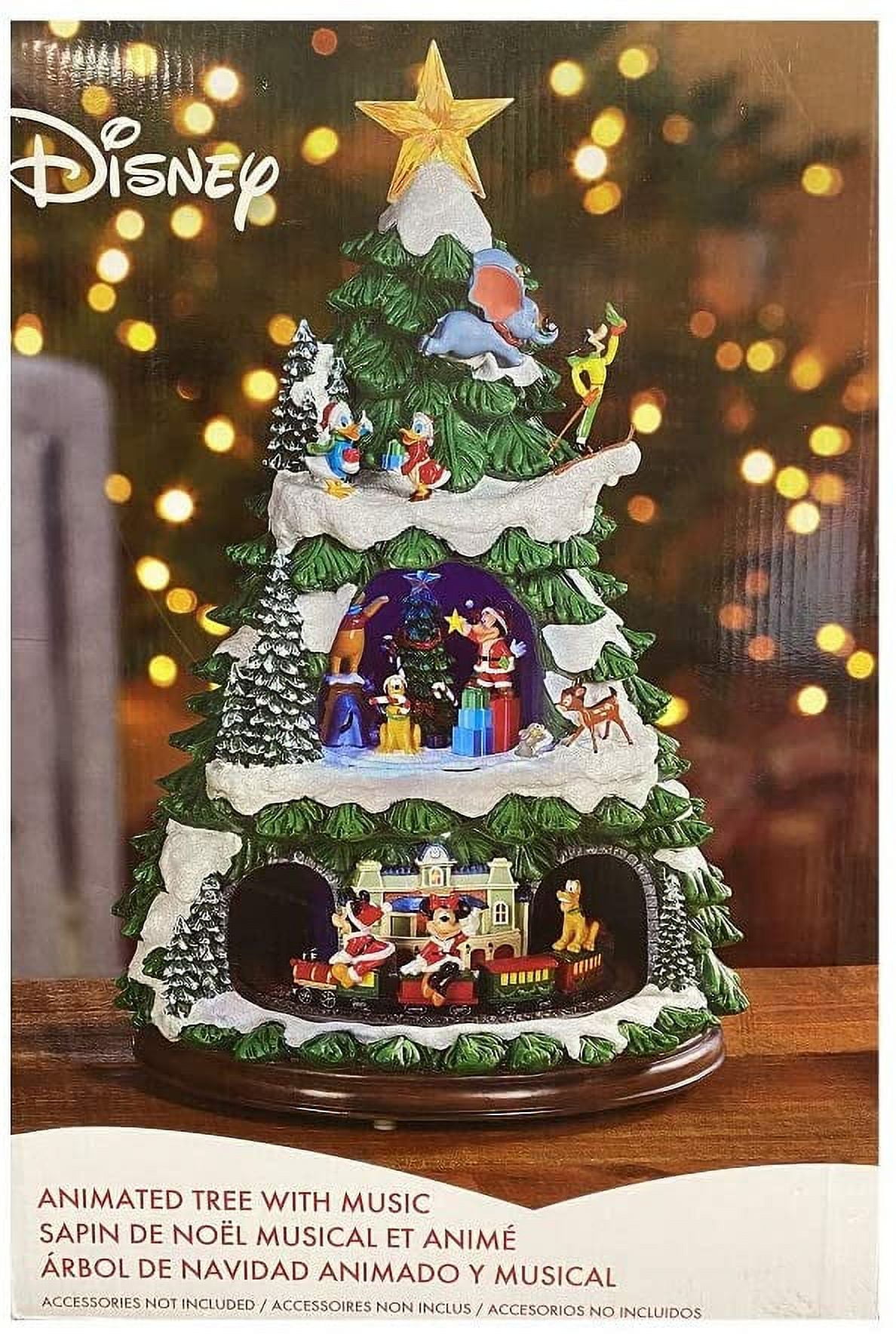 Disney Musical Figurine - Mickey & Friends Decorate Christmas Tree