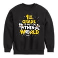 thumbnail image 1 of Disney - 1st Grade Out Of This World Boys' Graphic Long Sleeve Fleece Sweatshirt, 1 of 5