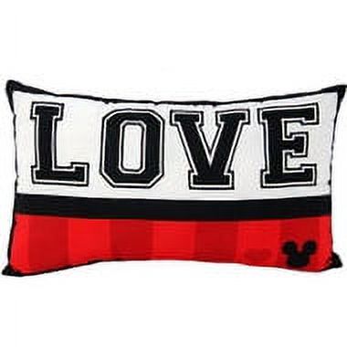 Disney 2-Pack Mickey Classic "Luv" Decorative Pillows - image 1 of 3