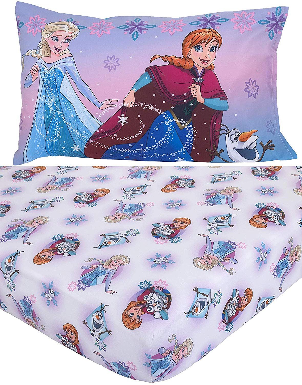 Disney 2-Piece Frozen Toddler Sheet and Pillowcase Set - image 1 of 2