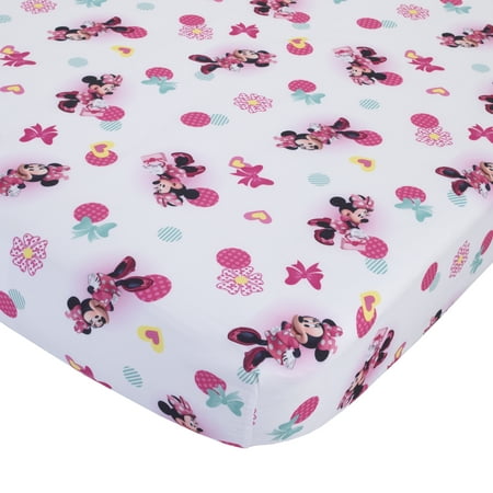 Disney 2-Piece Minnie Mouse Toddler Sheet and Pillowcase Set, Sheet and Pillowcase