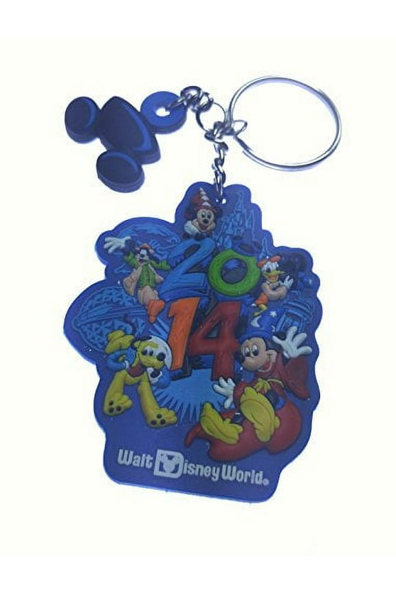 Disney 2014 Character Rubber Keychain