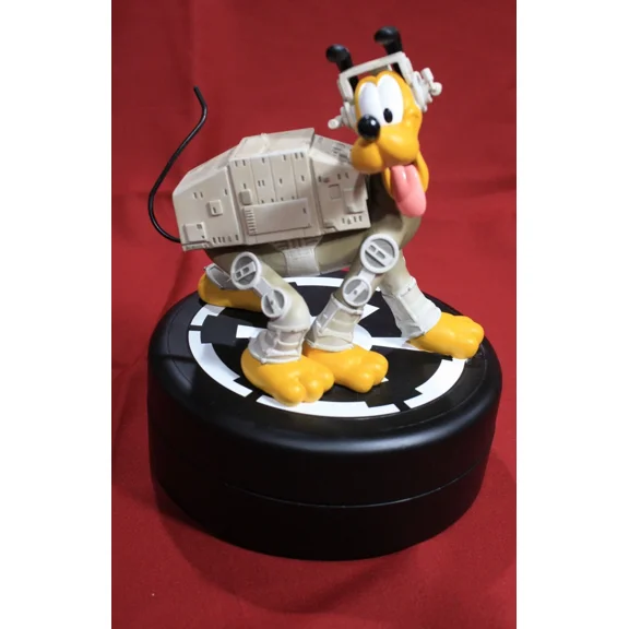 Disney 2014 Star Wars Weekends Pluto as At-At Figurine w/ Limited Edition Pin