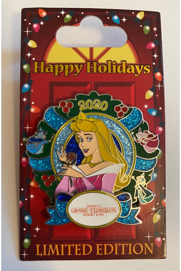 2020 Grand Floridian Aurora Happy Holiday Limited Pin New with Card
