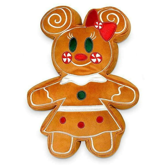 Disney 2020 Holiday Minnie Mouse Gingerbread Cookie Plush (Scented)