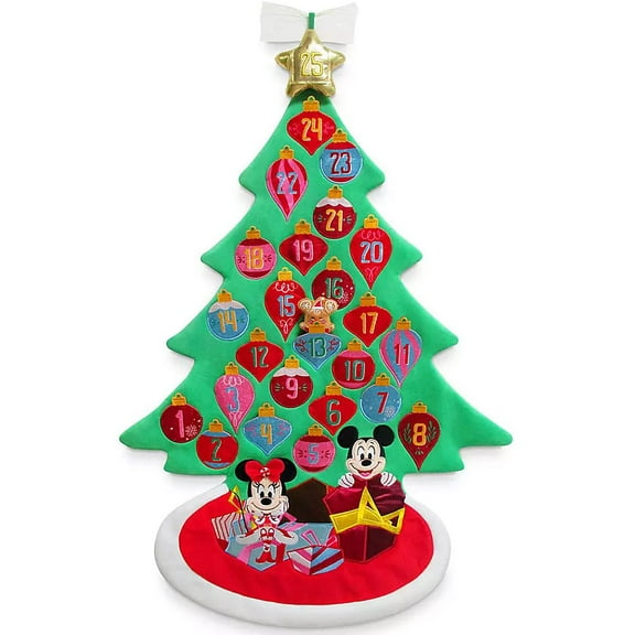 Disney 2020 Mickey & Minnie Wall Hanging Plush Advent Calendar