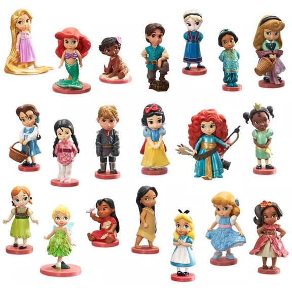 Disney 2022 Animators Collection 20-Piece PVC Mega Figurine Playset