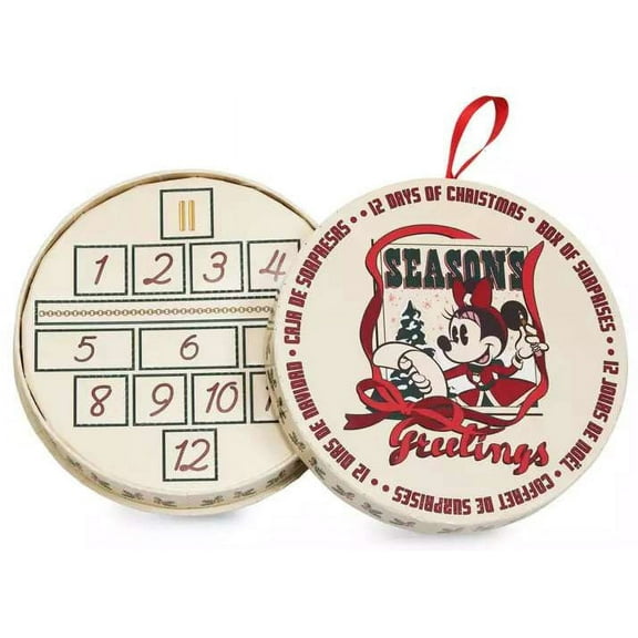 Disney 2022 Minnie Mouse 12 Days of Christmas Advent Calendar