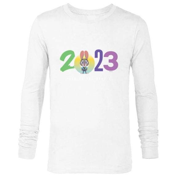 Disney 2023 Year of the Rabbit Zootopia Judy Hopps - Long Sleeve T-Shirt for Men - Customized-White