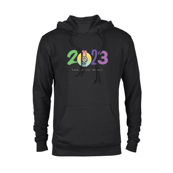 Disney 2023 Year of the Rabbit Zootopia Judy Hopps - Pullover Hoodie for Adults - Customized-Black