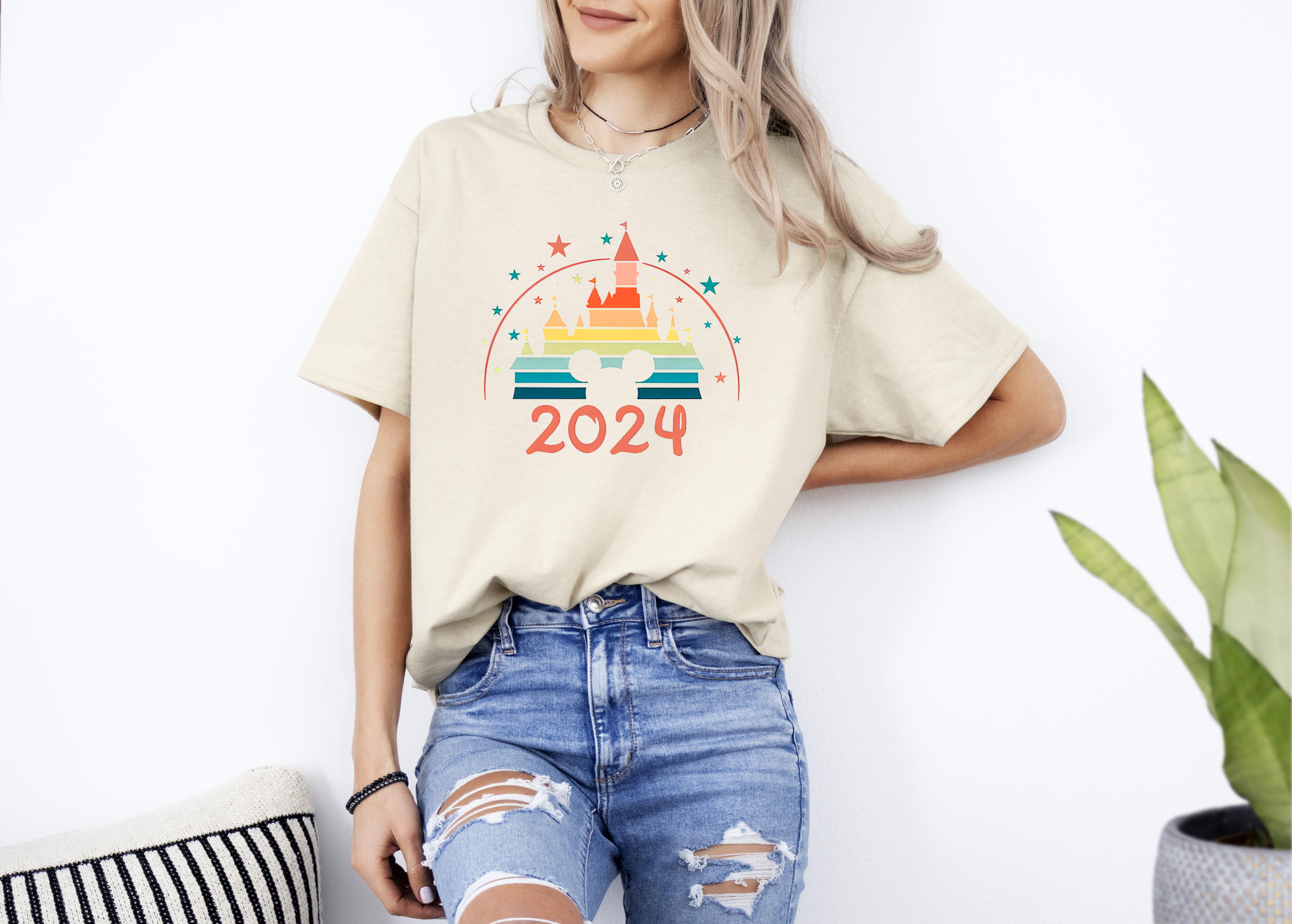 Disney 2024 Family Vacation Shirt, Disney Castle 2024 TShirts Up To